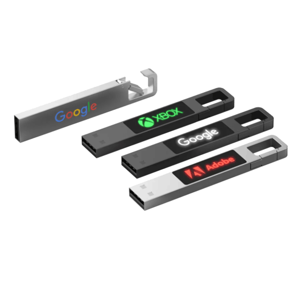 32 Gb Metal Işıklı Usb Bellek