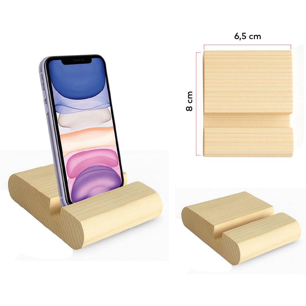 Ahşap Telefon Standı